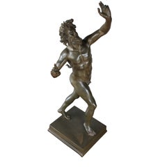 Fine Large Italian Dancing Fawn Bronze