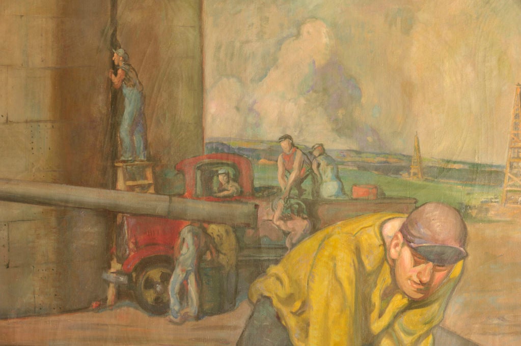 WPA Mural from Bank of St. Louis