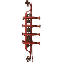 Retro Decorative Italian Wrought Iron Doorbell