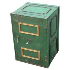 Antique Old Strong Box Safe