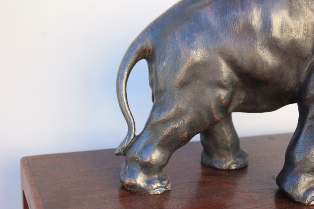 Mid-20th Century Copper Clad Elephant