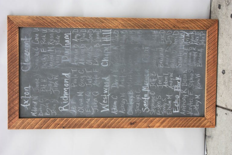 Old Real Slate Blackboard