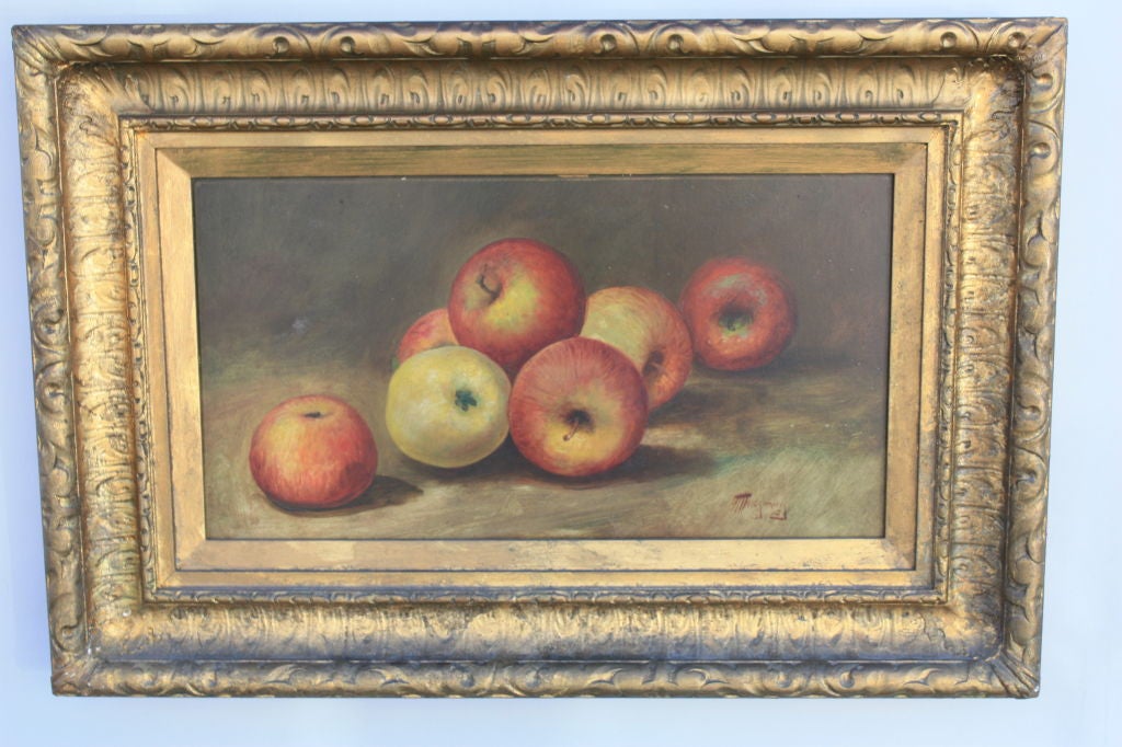 Still Life of Apples Painting by Alfred Montgomery
