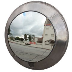 Used Titanium Jet Engine Cowling Convex Mirror