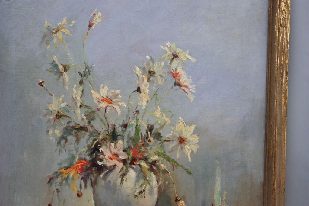 American Great Floral Painting  by Mildred Bendall