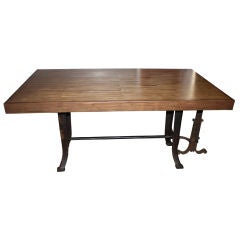Industrial Bowling Alley Table