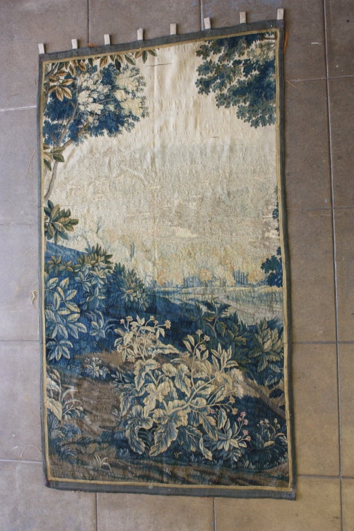 Sweet finely woven  floral tapestry in great classic pallet.