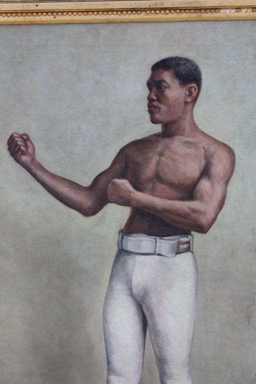 Great Pair of Impressive Boxer Paintings 6