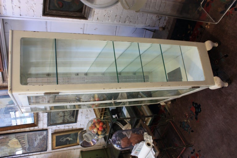20th Century Early Medical Display Cabinet For Sale