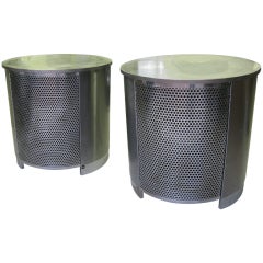Large Custom Design Drum Stainless Steel Speakers