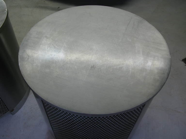 Large Custom Design Drum Stainless Steel Speakers