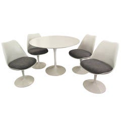 Vintage Saarinen for Knoll Formica Set of Four Swivel Chairs