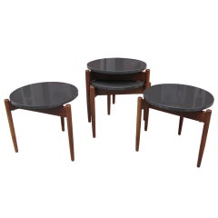 Jens Risom Stacking Tables /Set of three