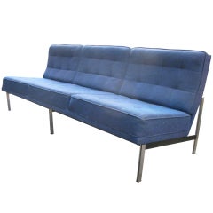 Florence Knoll Double Bar Sofa for Knoll Associates