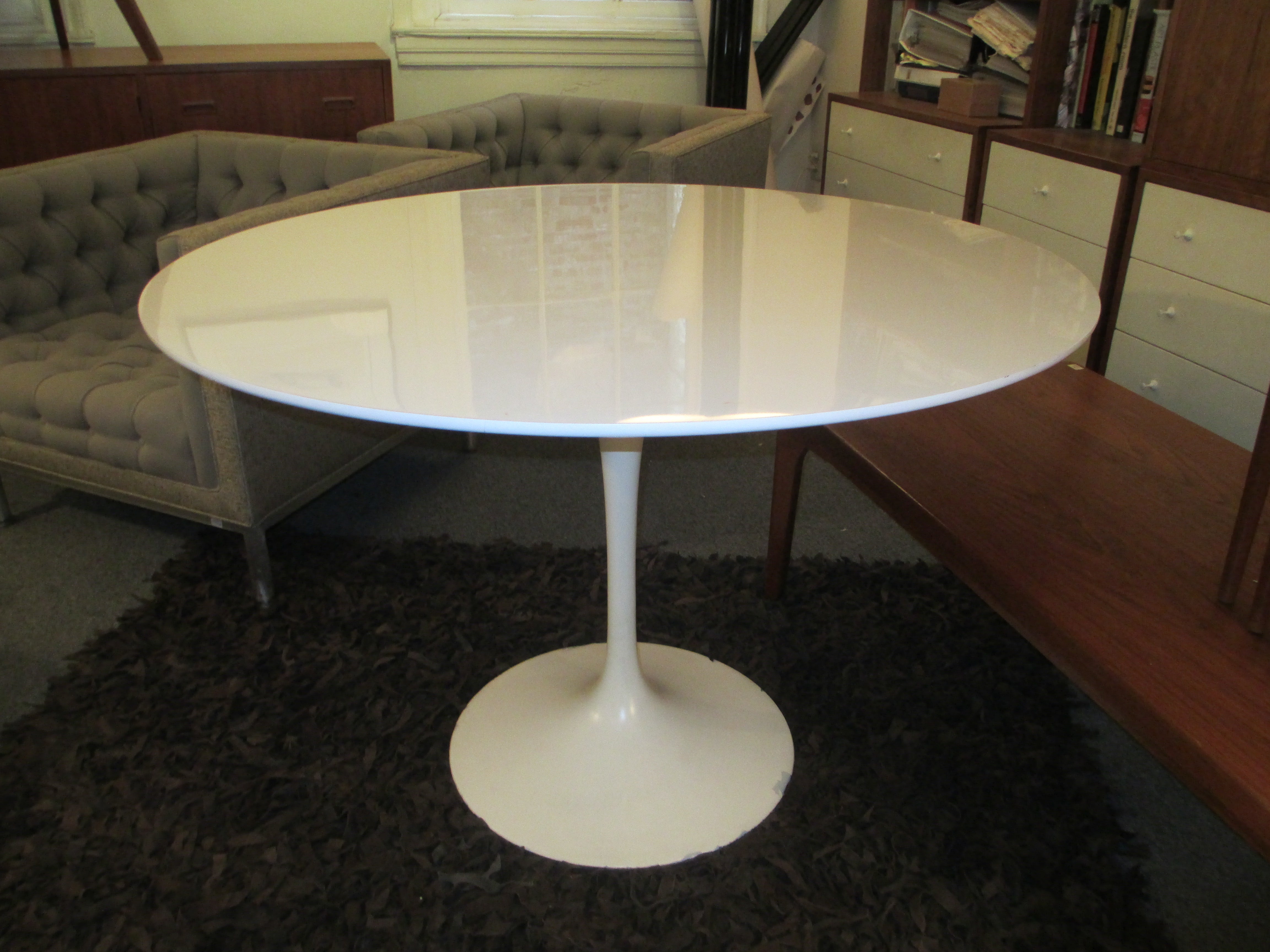Eero Saarinen 42 inch Tulip Dining Table for Knoll Associates