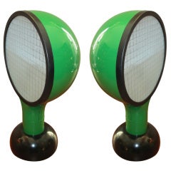 Pair Adam Tihani/Alberto del lago Drive lamps for Francesconi