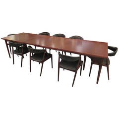 Kai Kristiansen Table Eight A Frame Chairs
