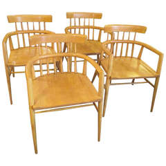 Paul McCobb Winchendon Set of Four Planner Group Captains Chairs