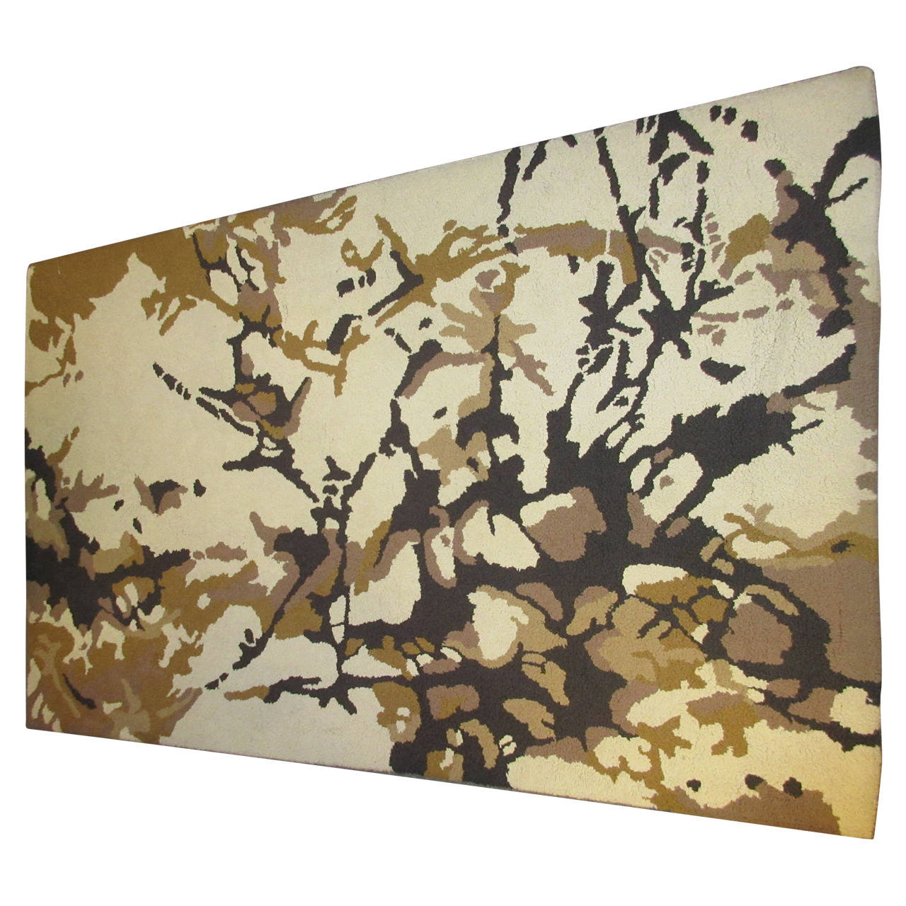 Cabin Craft Rug Titled Brave New World at 1stDibs cabin craft carpet, cabin crafts rug, cabin