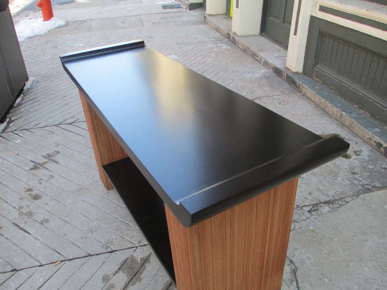 Paul Frankl Cerused Oak Console for Brown and Saltman In Excellent Condition In Philadelphia, PA