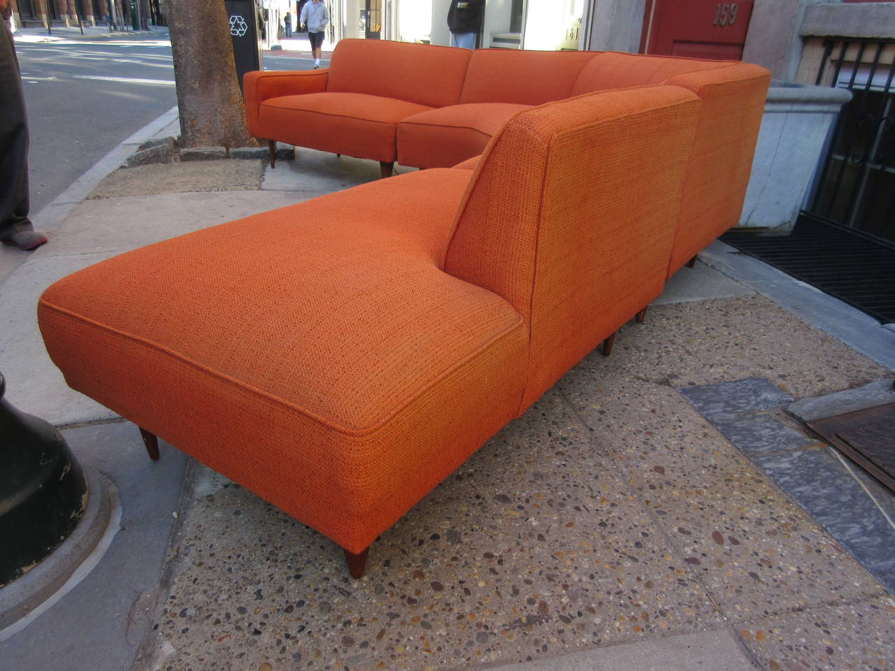 1950s ThreePiece Sectional Sofa at 1stDibs