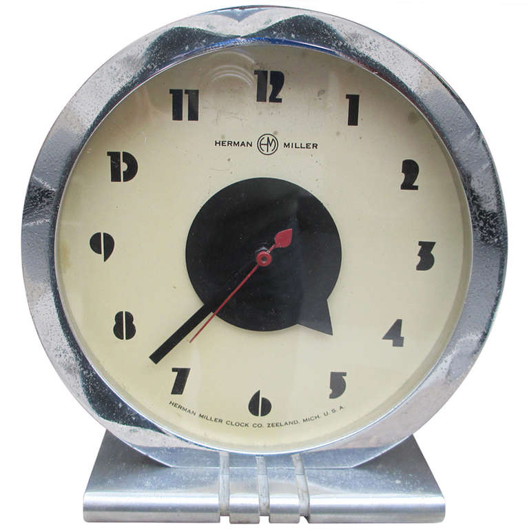 Rund nylon Passende Gilbert Rohde for Herman Miller 1930's Clock at 1stDibs | gilbert rohde  clock, herman miller mantel clock, henry miller clocks