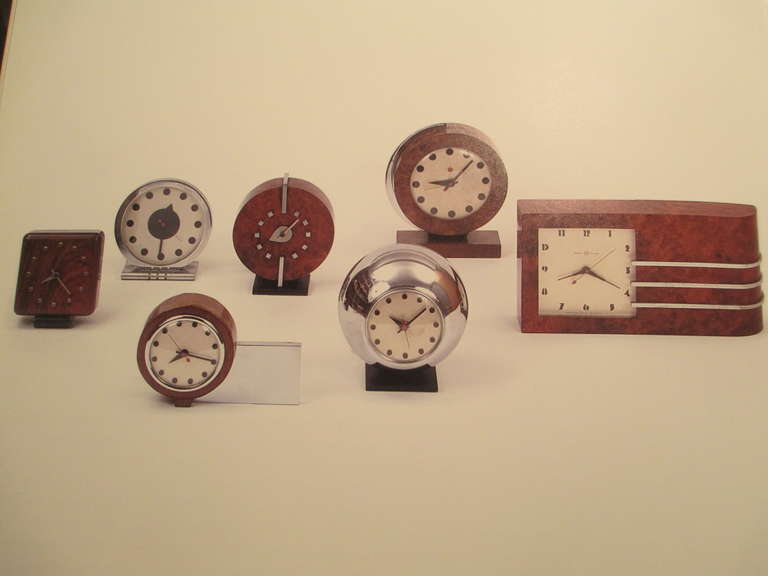 Mid-20th Century Gilbert Rohde for Herman Miller 1930's Clock