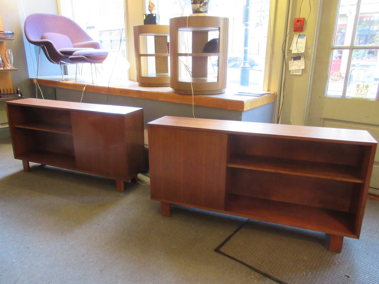 George Nelson for Herman Miller Walnut Bookcases In Excellent Condition In Philadelphia, PA