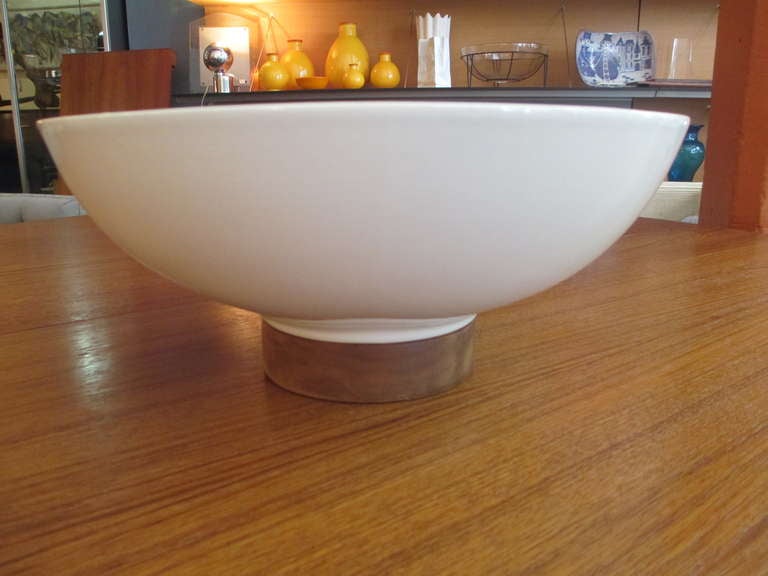 Michael Lax Hyalin Capri  Salad Bowl Set for Raymor In Excellent Condition In Philadelphia, PA