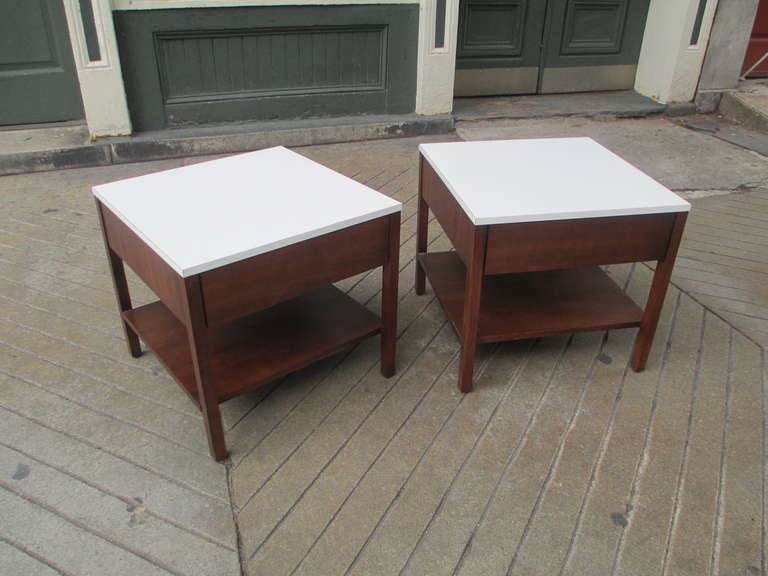 Florence Knoll Pair of Nightstands