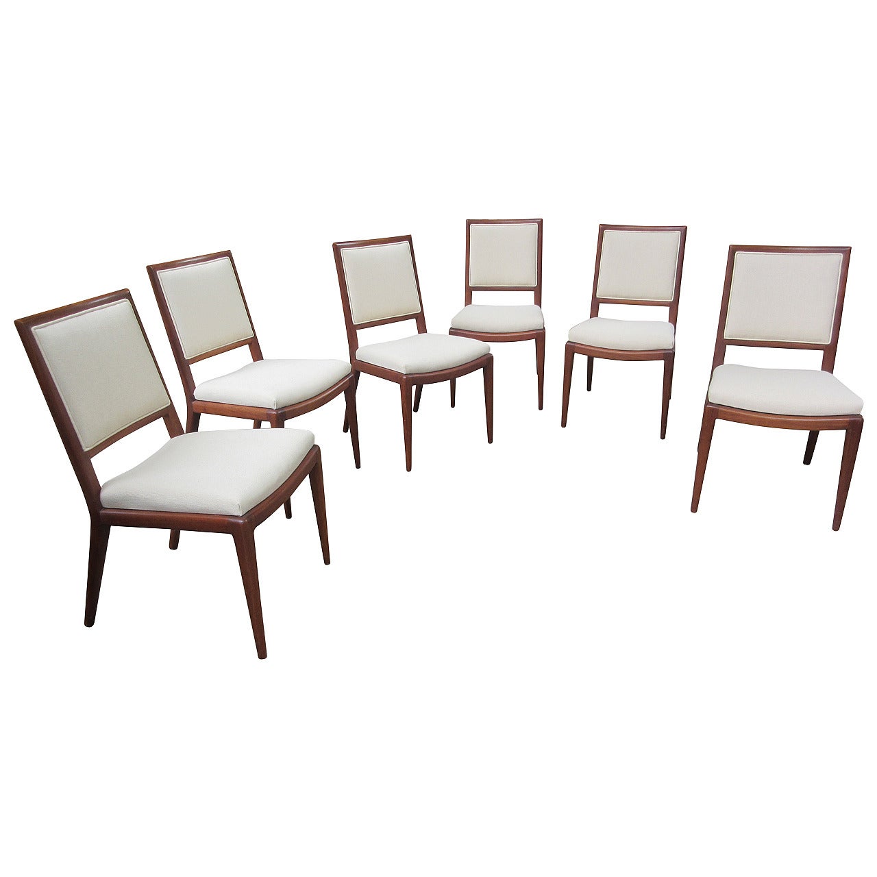 M. Singer and Son Walnut Dining Chairs