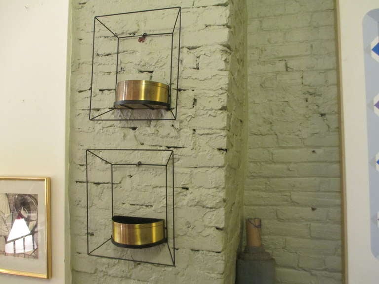 Pair of Tony Paul Hanging Planters