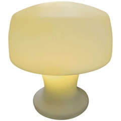 Frosted Glass Laurel Mushroom Lamp