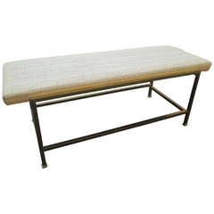 Edward Wormley for Dunbar Brass Bench, Model 5429