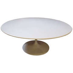 Saarinen for Knoll White Formica Coffee Table