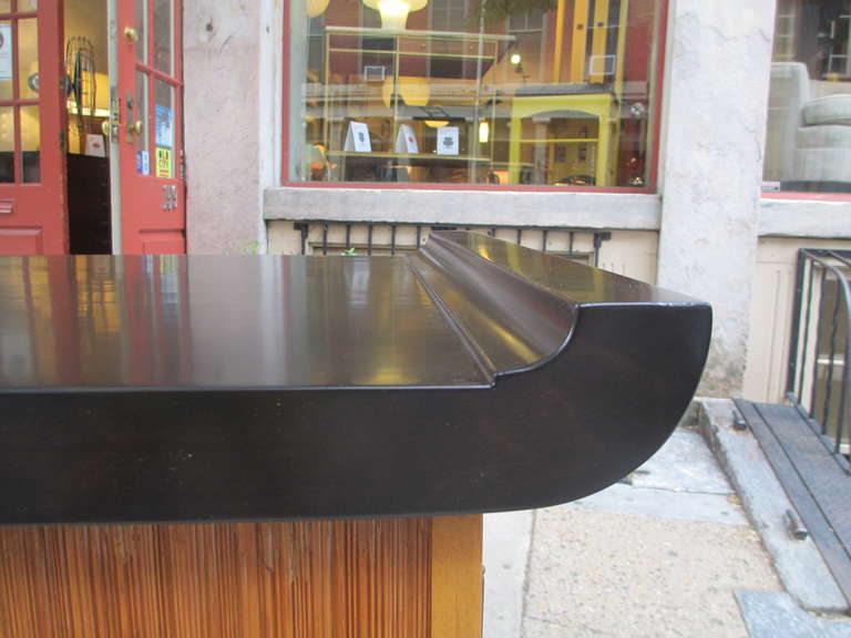 Paul Frankl Buffet of Cerused Oak and Lacquered Wood In Excellent Condition In Philadelphia, PA