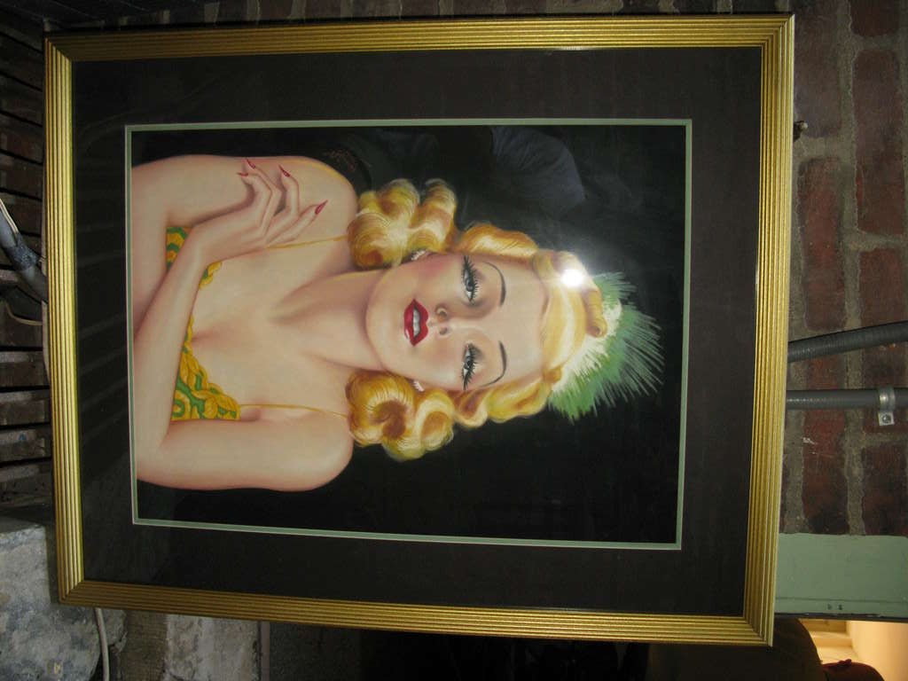 Cardwell Higgins 1930's Pastel Illustration/ "Spicy Girls"