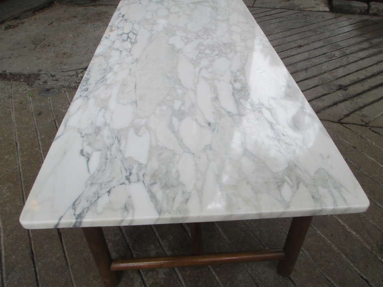 marble walnut coffee table
