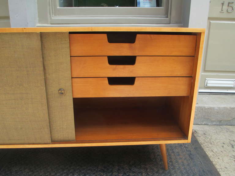 Grasscloth Paul McCobb for Winchendon Planner Group Credenza