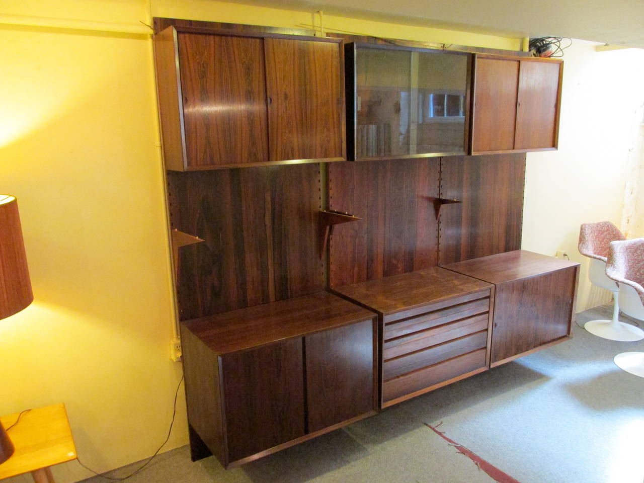 Poul Cadovius Rosewood Wall Unit 3