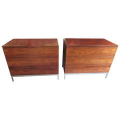 Florence Knoll for Knoll Associates Rosewood Chests