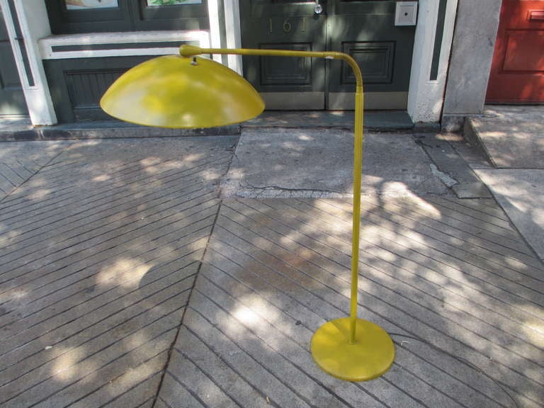 Kurt Versen Adjustable Gooseneck Lamp/Original Paint!