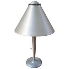 Soundrite Corporation Machine Age Spun Aluminum Lamp