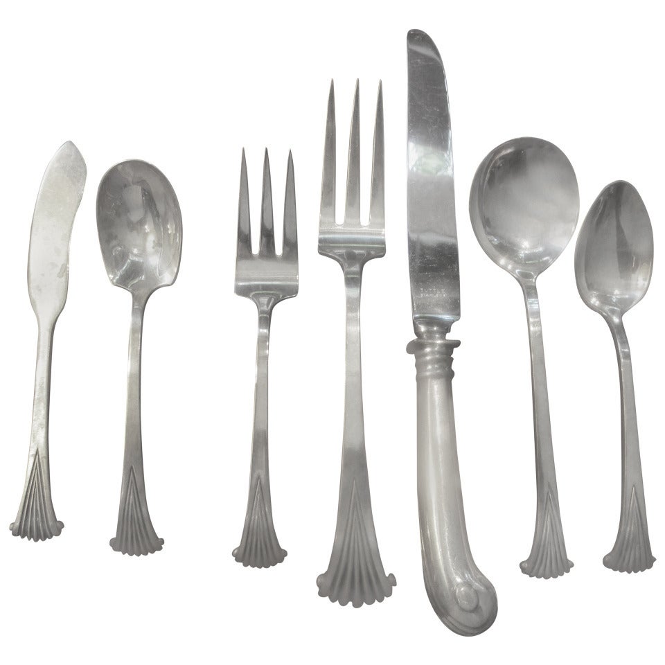 Tuttle Sterling Onslow Pattern Late 50's Service For Eight!  54 Piece