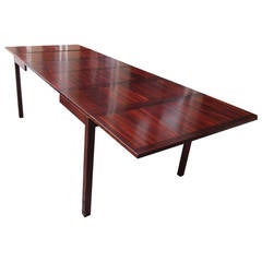 Kai Winding Rosewood Drop-Leaf Extension Table by Vejle