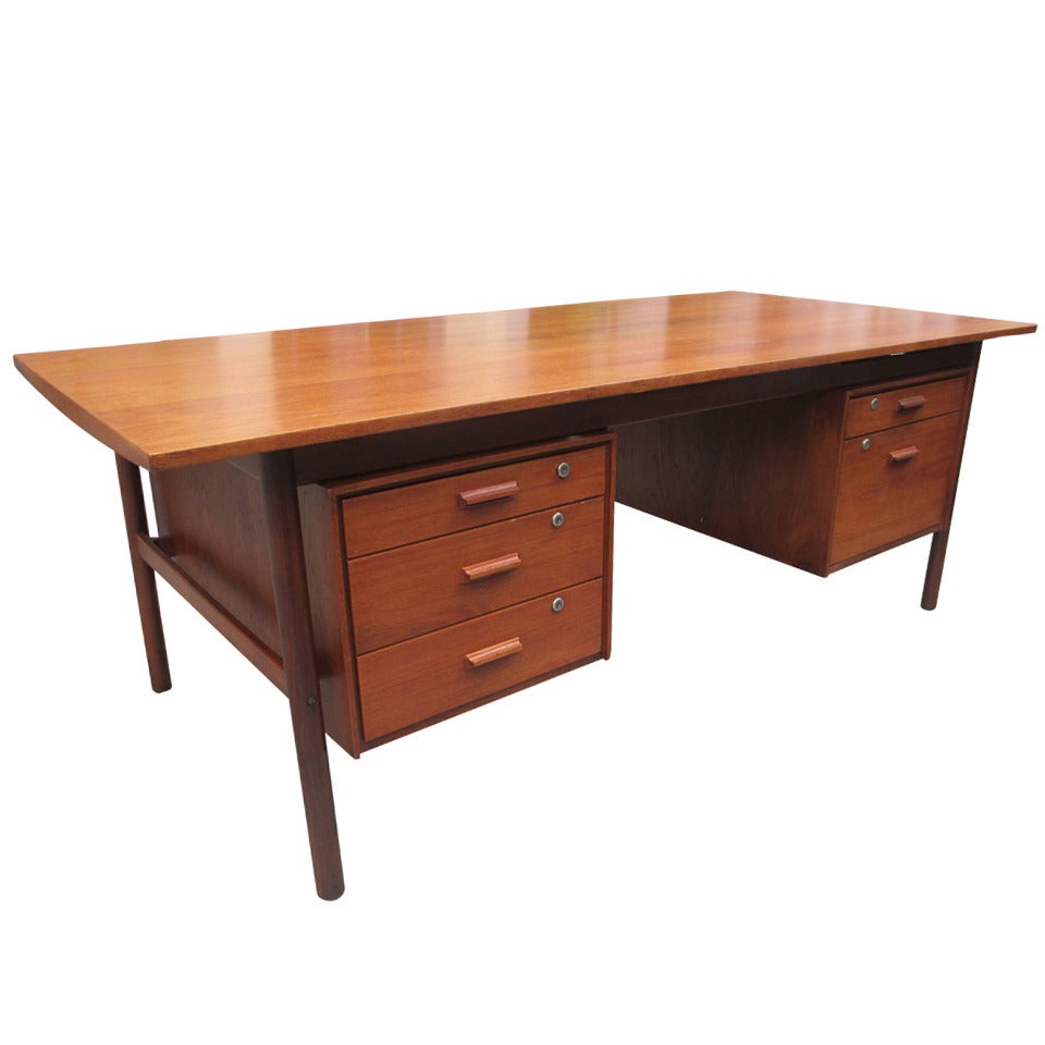 Magnificent Teak Partners Desk