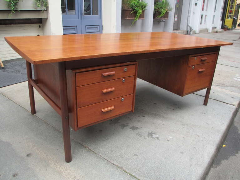 Magnificent Teak Partners Desk