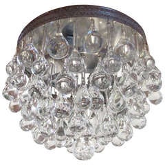 1960's Teardrop Ceiling Fixture 2 sizes available!