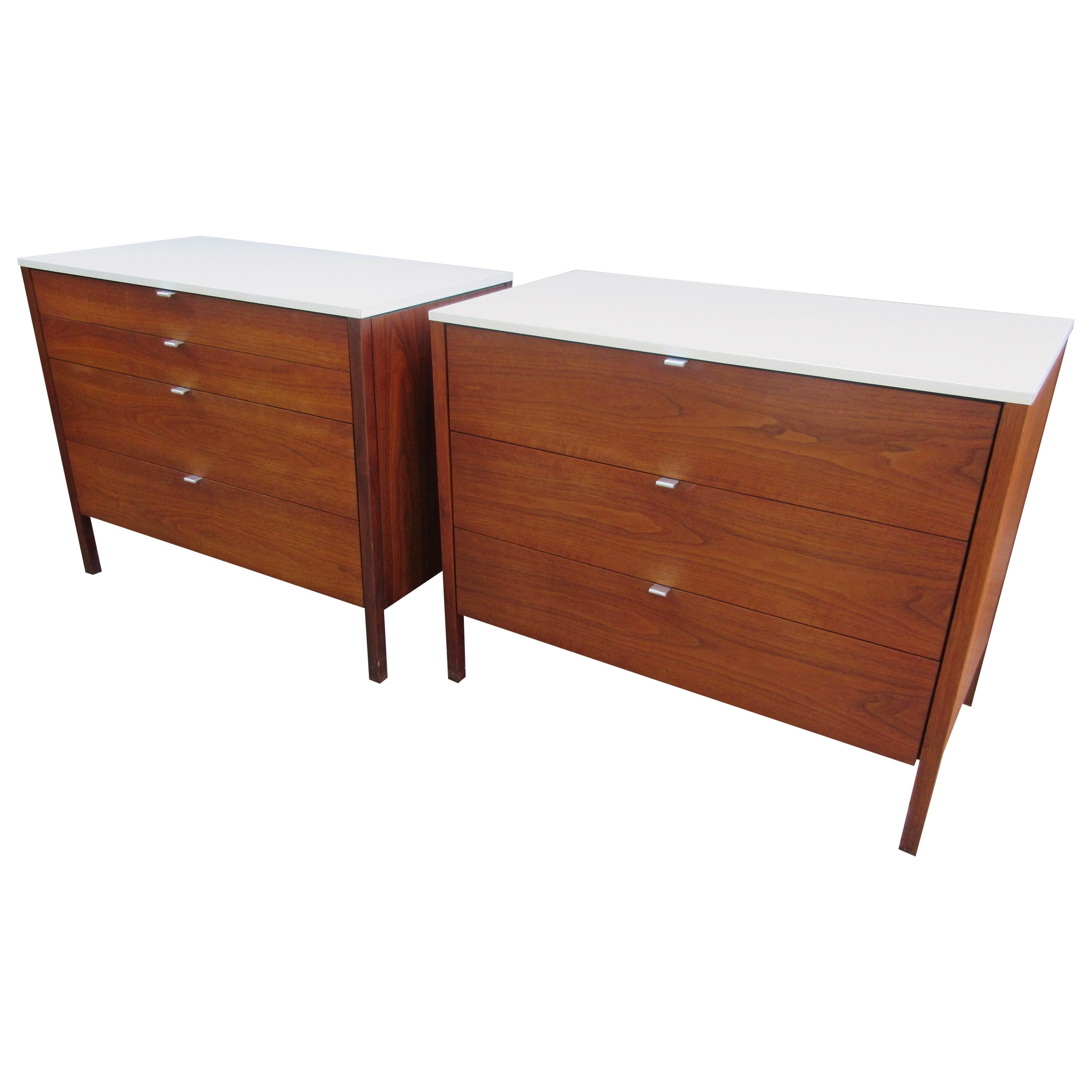 Florence Knoll for Knoll Associates Walnut Chests 