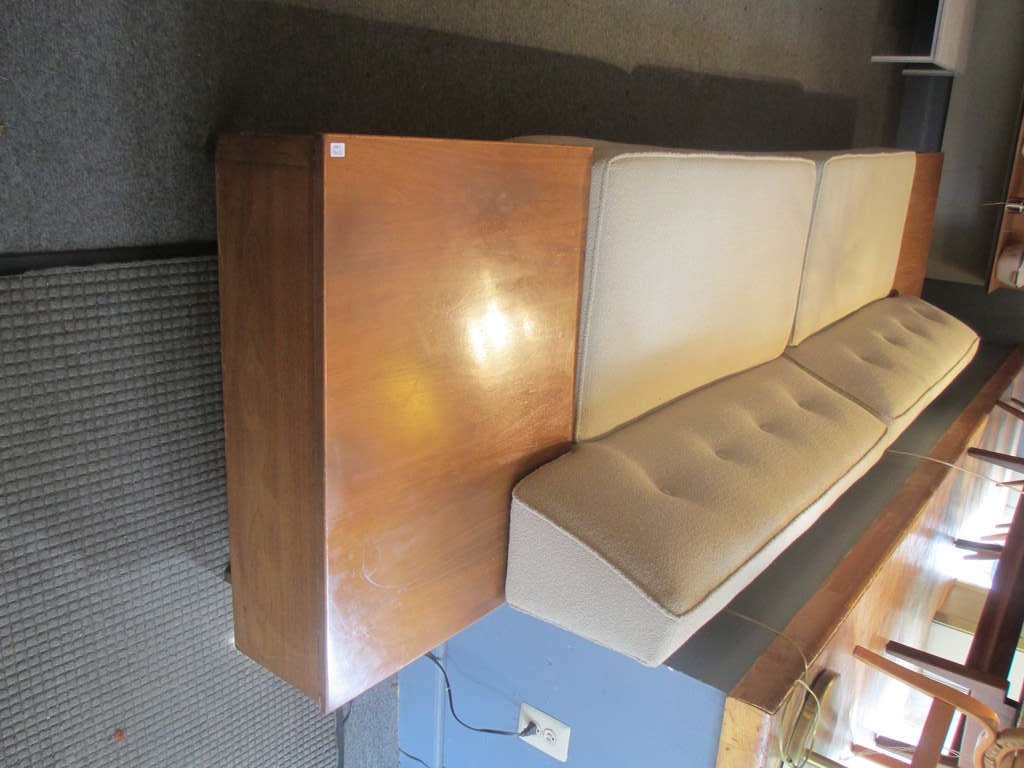 couch with built in table